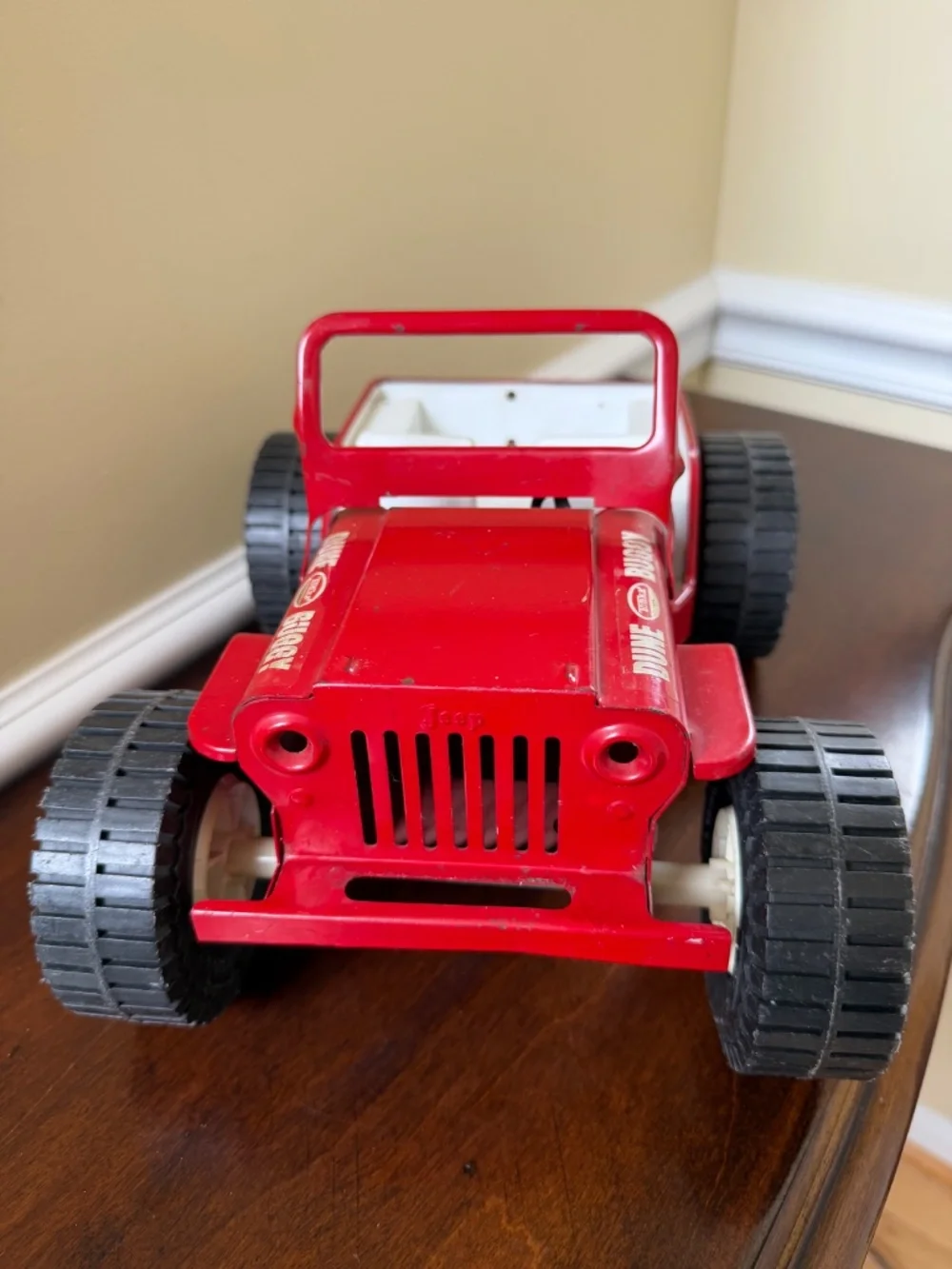 Vintage 1970s Tonka Pressed Steel Red Dune Buggy Jeep No. 2445